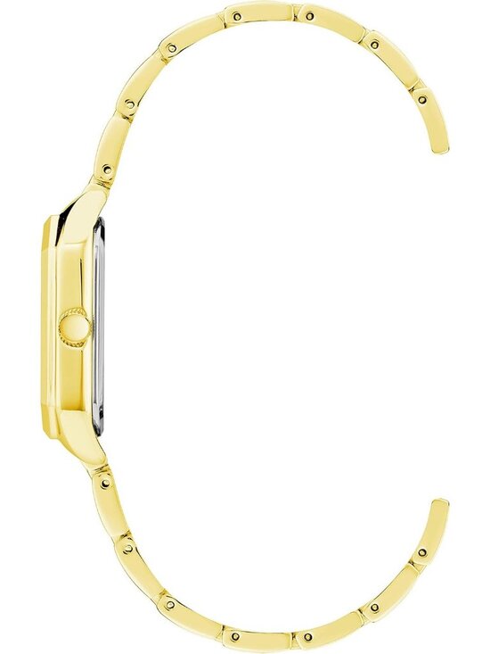 Anne Klein Women\'s All Gold Analog Quartz Roman Numeral Octagonal Bracelet Watch main image 6